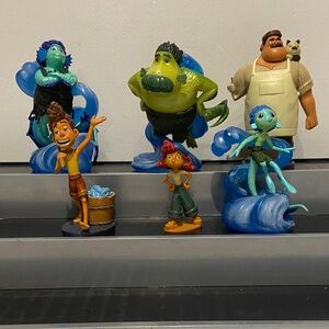 6 Luca Disney / Pixar Figures